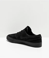 Nike SB Janoski RM Black Suede Skate Shoes