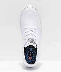 Nike SB Janoski RM White Canvas Skate Shoes