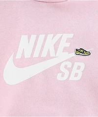 Nike SB Kids Icon EasyOn Pink Hoodie