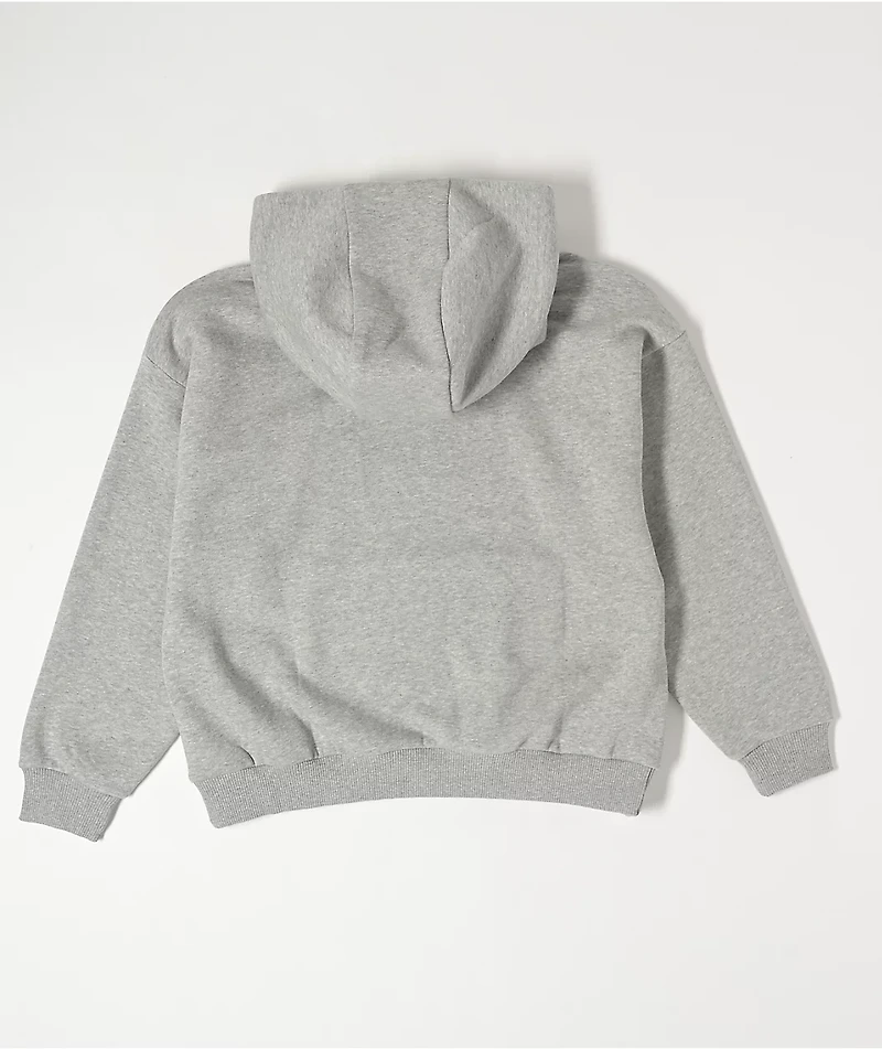 Nike SB Kids Icon Heather Grey Hoodie