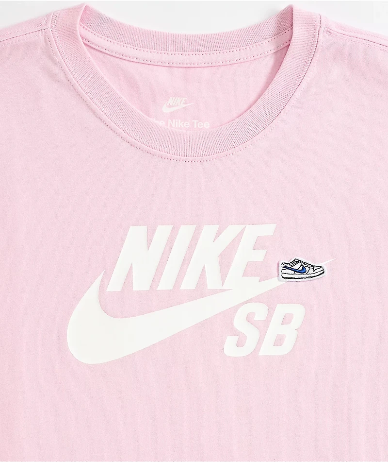 Nike SB Kids Icon Pink T-Shirt