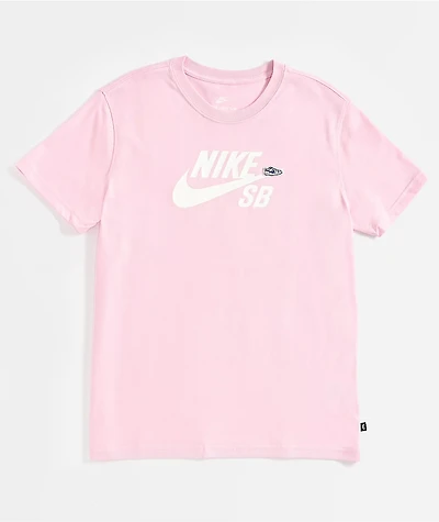 Nike SB Kids Icon Pink T-Shirt