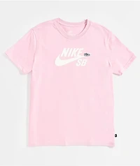 Nike SB Kids Icon Pink T-Shirt