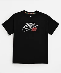 Nike SB Kids Logo Black & Red T-Shirt