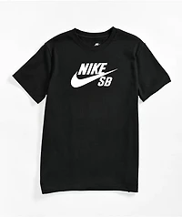Nike SB Kids Logo Black T-Shirt