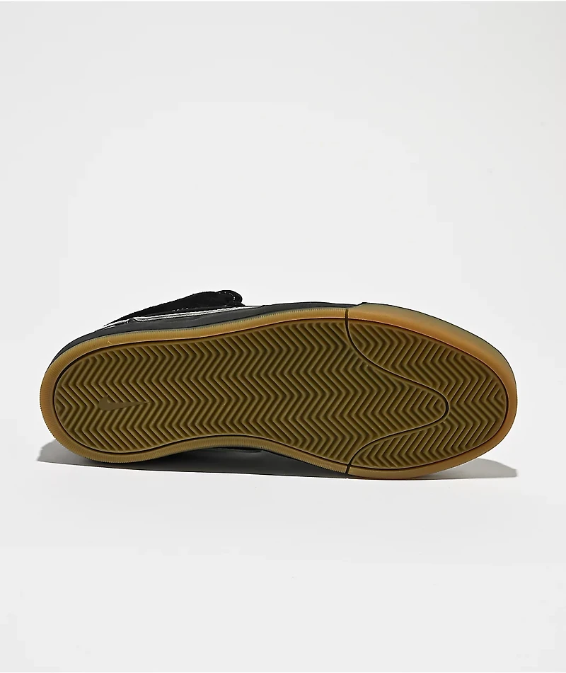 Nike SB Leo React Black & White Skate Shoes