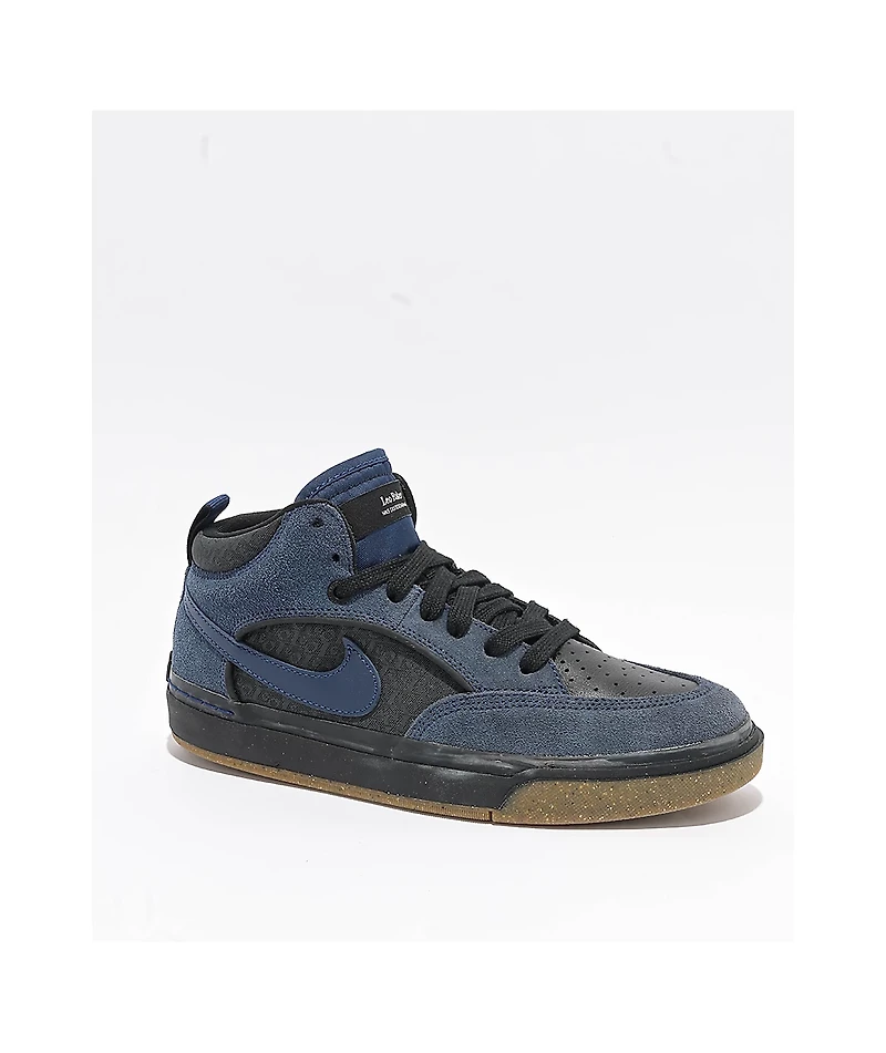 Nike SB Leo React Navy, Black & Anthracite Skate Shoes