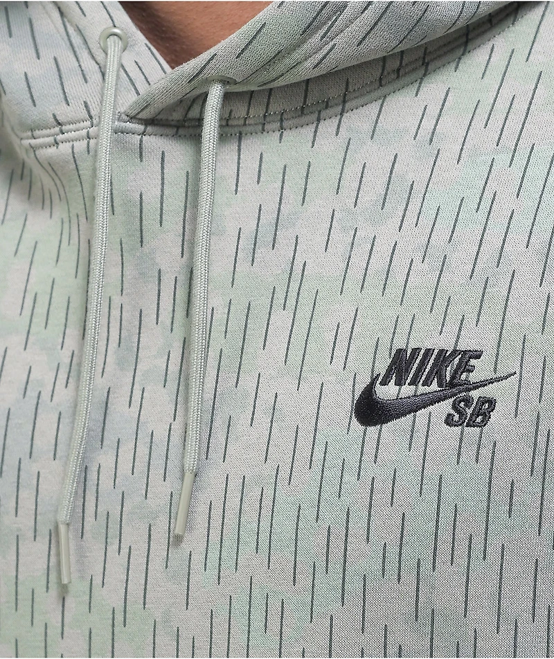 Nike SB Light Green Camo Hoodie