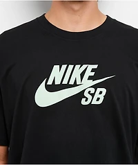 Nike SB Logo Black & Pistachio T-Shirt