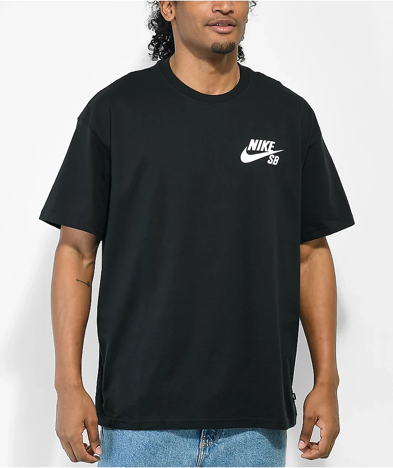 Nike SB Logo Black & White T-Shirt