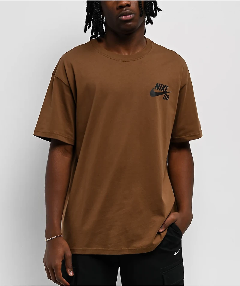 Nike SB Logo Brown T-Shirt
