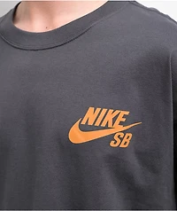 Nike SB Logo Dark Smoke Grey T-Shirt