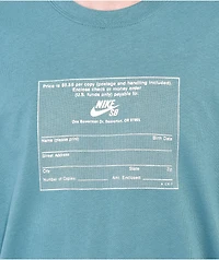 Nike SB Magazine Card Mineral Teal T-Shirt