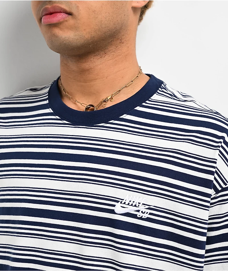 Nike SB Max90 Navy Stripe T-Shirt