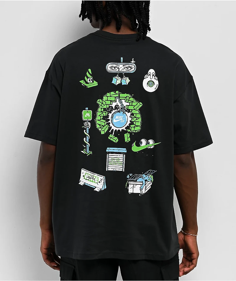 Nike SB Max90 Skate Charcoal T-Shirt