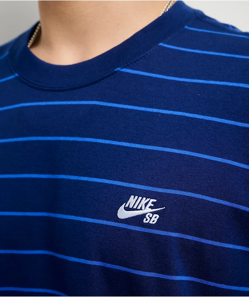 Nike SB Max90 Striped Navy T-Shirt