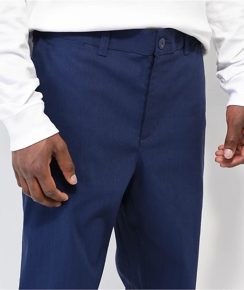 Nike SB Navy Blue Loose Fit Chino Skate Pants