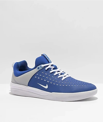 Nike SB Nyjah 3 Game Royal Blue & White Skate Shoes