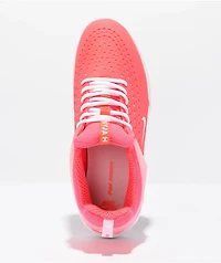 Nike SB Nyjah 3 Hot Punch & White Skate Shoes