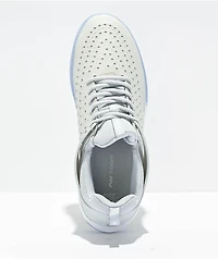 Nike SB Nyjah 3 Platinum, White & Clear Skate Shoes