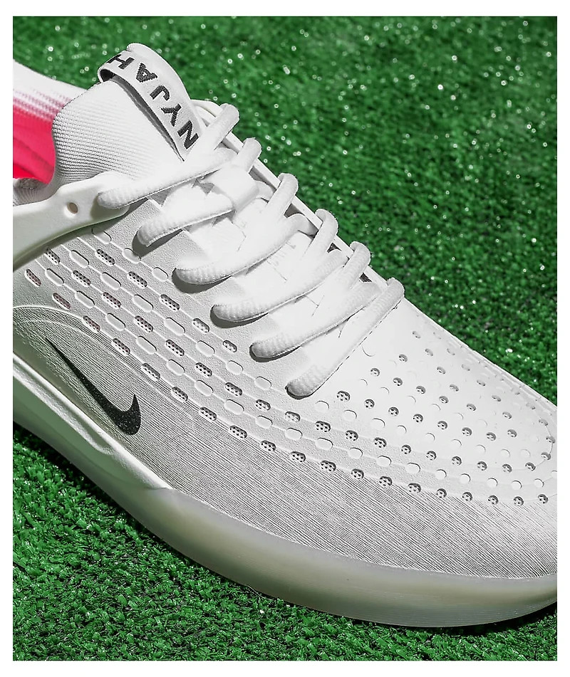 Nike SB Nyjah 3 Summit White Skate Shoes