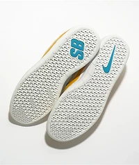 Nike SB Nyjah Free 2 Dark Sulfur & White Skate Shoes