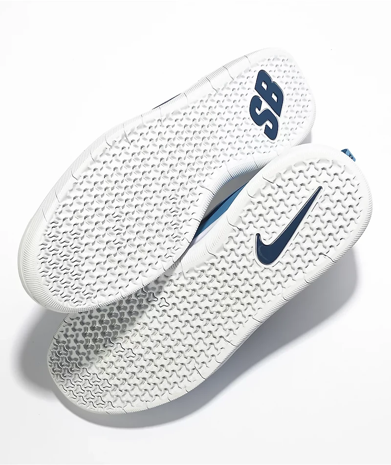 Nike SB Nyjah Free 2 Dutch Blue & Navy Sunset Skate Shoes