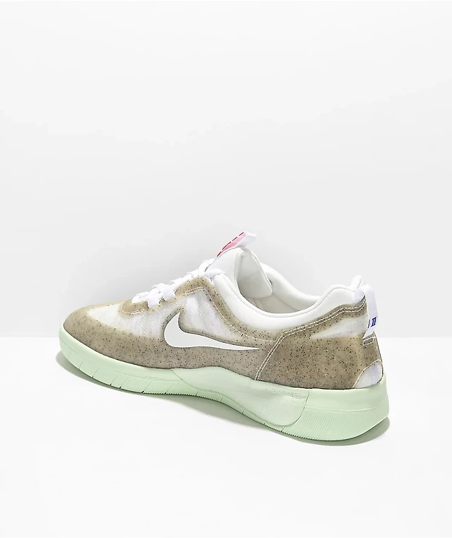 Nike SB Nyjah Free White, Green, Red, Blue Skate Shoes