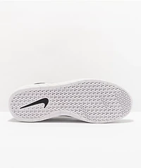 Nike SB Nyjah Free 2.0 Black & White Skate Shoes