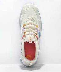 Nike SB Nyjah Free 2.0 Summit White & Pink Skate Shoes