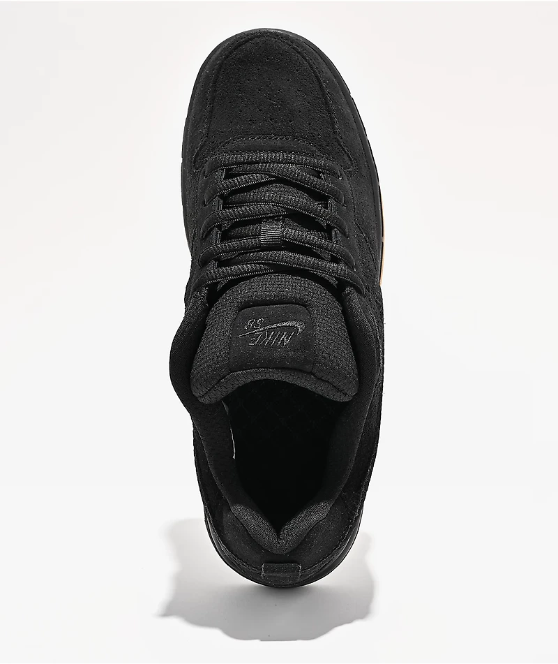 Nike SB P-Rod 1 Zoom Air Low Black & Gum Skate Shoes