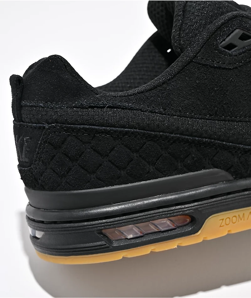 Nike SB P-Rod 1 Zoom Air Low Black & Gum Skate Shoes