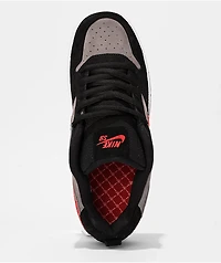 Nike SB P-Rod 1 Zoom Air Low Grey, Black & Red Skate Shoes