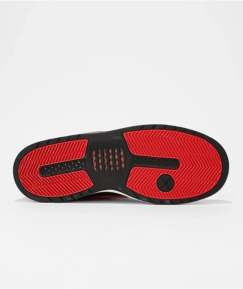 Nike SB P-Rod 1 Zoom Air Low Grey, Black & Red Skate Shoes