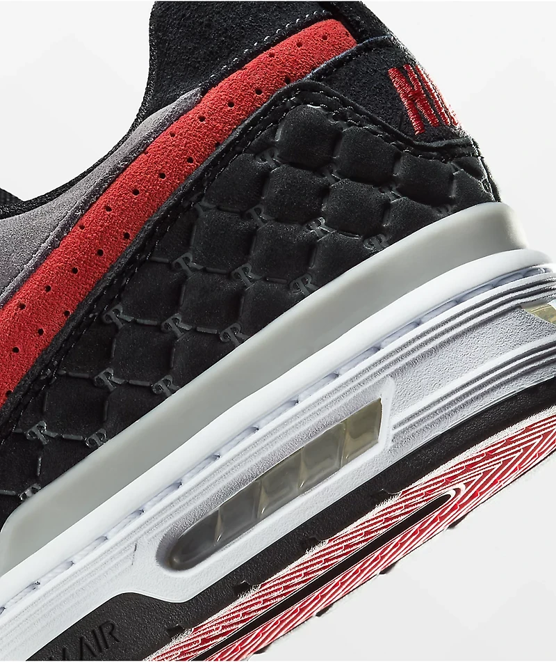 Nike SB P-Rod 1 Zoom Air Low Grey, Black & Red Skate Shoes