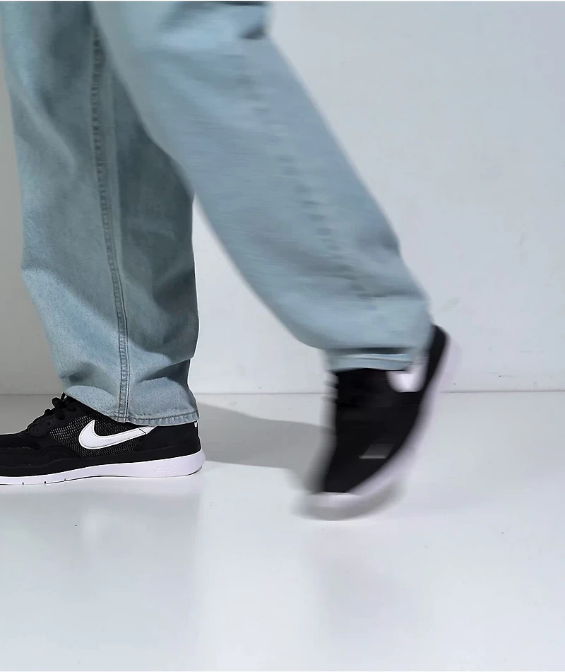 Nike SB PS8 Black & White Skate Shoes