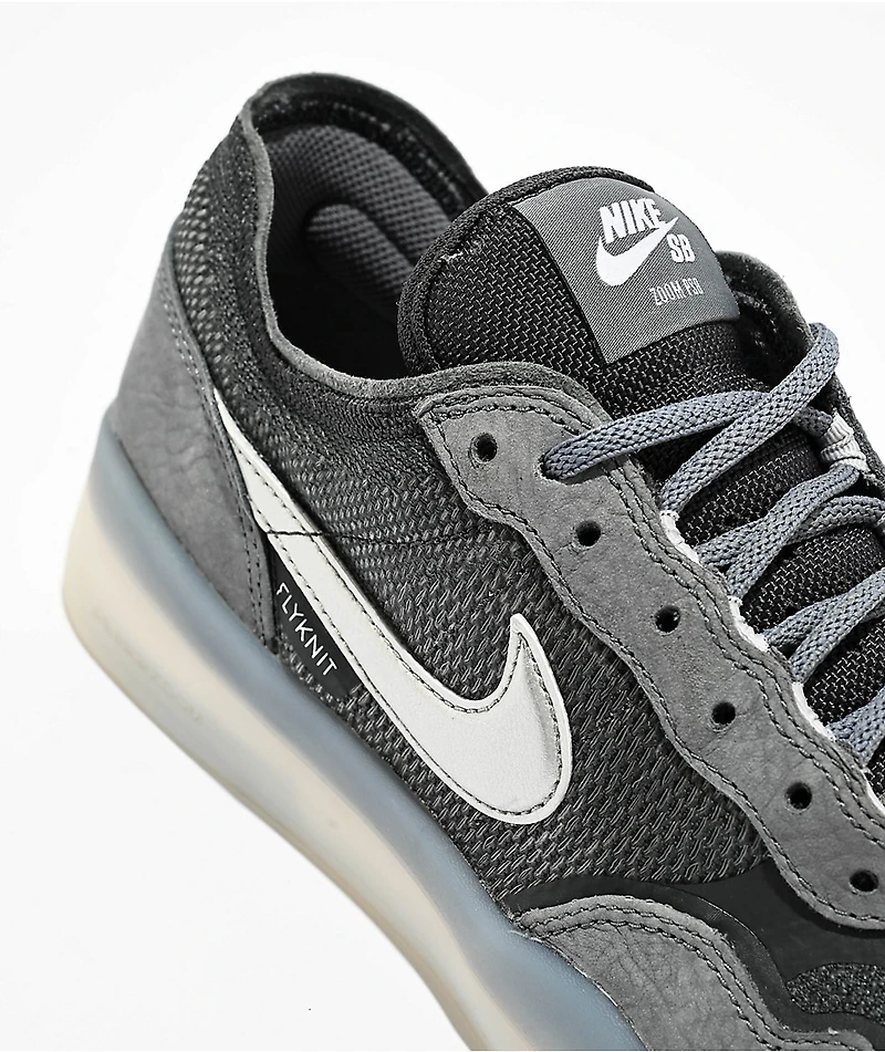 Nike SB PS8 Cool Grey, Anthracite & Metallic Silver Skate Shoes