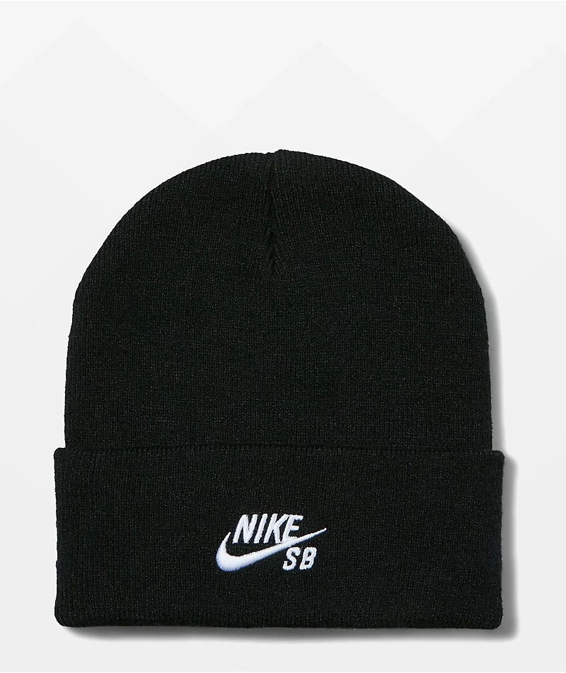 Nike SB Peak Fold Black Beanie