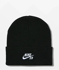 Nike SB Peak Fold Black Beanie