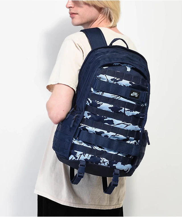 blue camo backpack nike Nike SB RPM Navy Camo Backpack