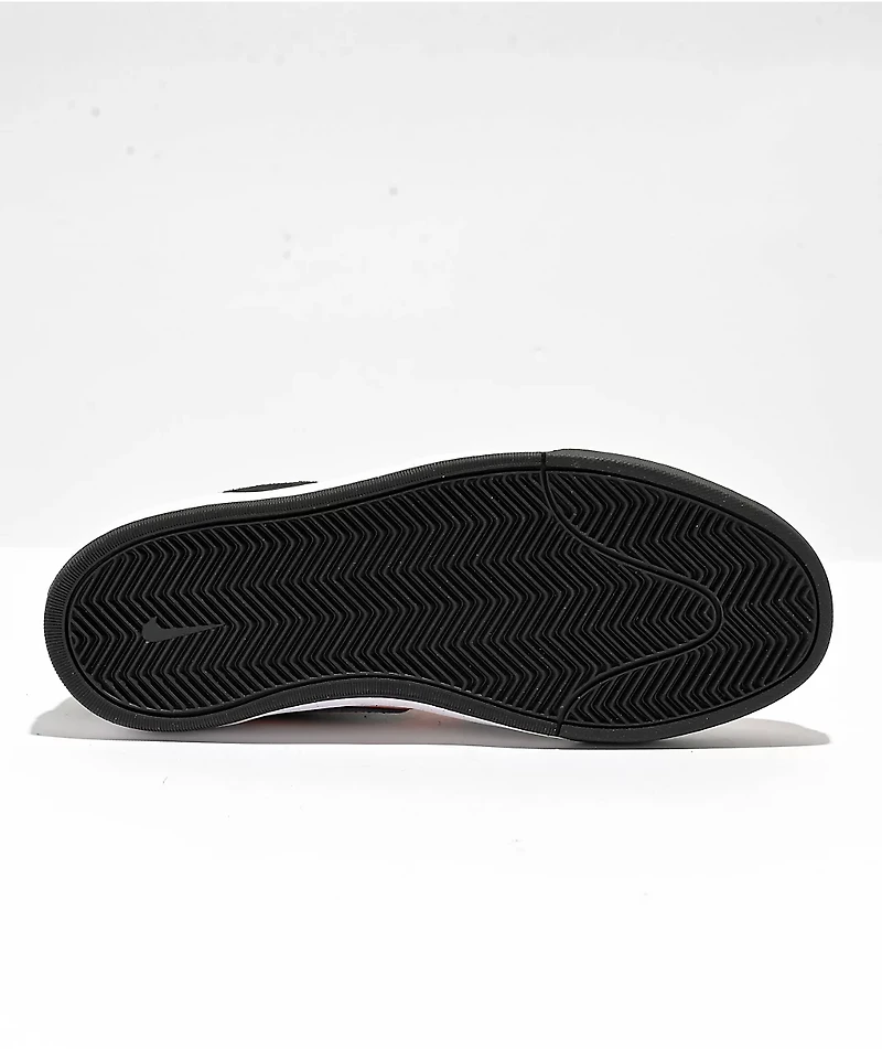 Nike SB React Leo Black & Orange Skate Shoes