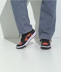 Nike SB React Leo Black & Orange Skate Shoes