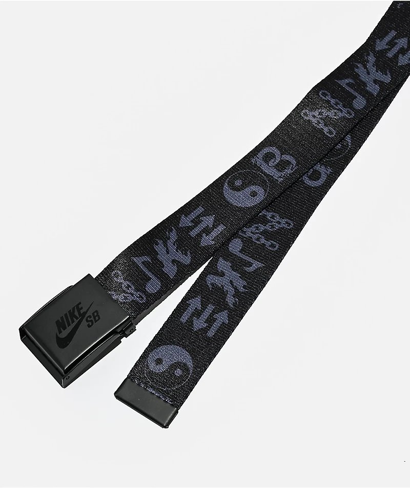 Nike SB Repeat Sub Reversible Black Web Belt