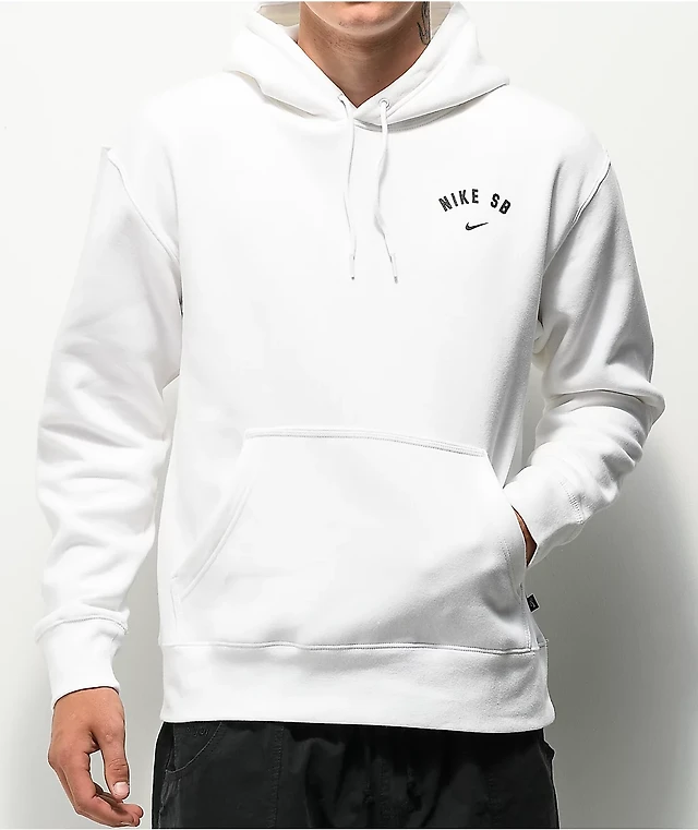 Nike SB Saber Cat White Hoodie at Vancouver Mall in Vancouver, WA