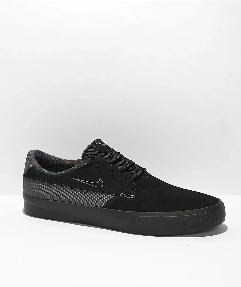 Nike SB Shane Black & Smoke Grey Skate Shoes