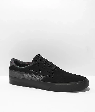 Nike SB Shane Black & Smoke Grey Skate Shoes