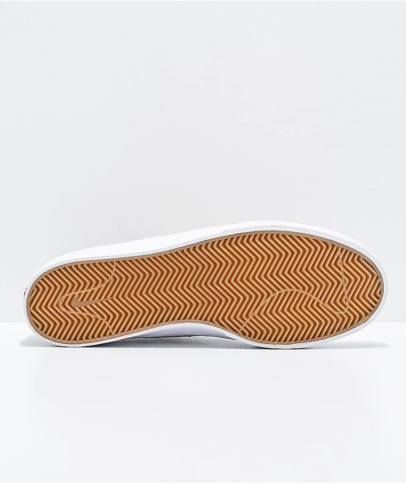 Nike SB Shane Summit White & University Red Skate Shoes