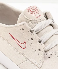 Nike SB Shane Summit White & University Red Skate Shoes