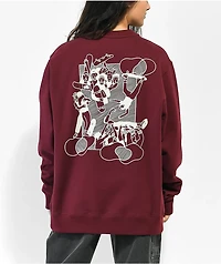 Nike SB Sk8 Like A Girl Burgundy Crewneck Sweatshirt