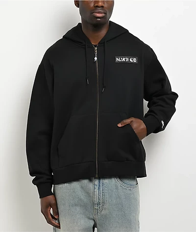 Nike SB Souvenir Black Zip Hoodie